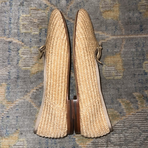Mansur Gavriel Raffia Dream Ballerina Flats Size 38 - Picture 5 of 7